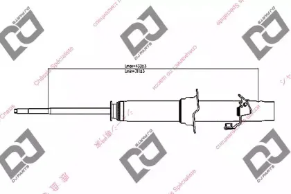 Амортизатор DJ PARTS купить
