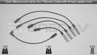 Комплект проводов зажигания BRECAV купить