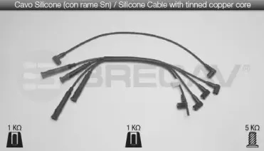 Комплект проводов зажигания BRECAV купить