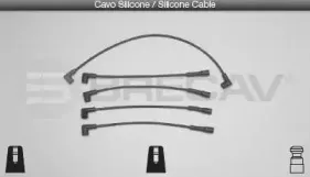 Комплект проводов зажигания BRECAV купить