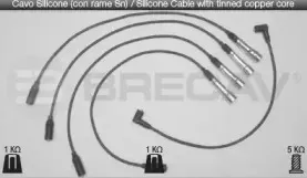 Комплект проводов зажигания BRECAV купить