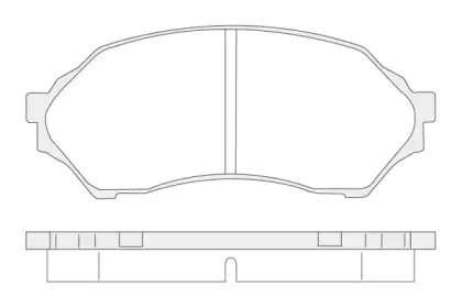 Комплект тормозных колодок, дисковый тормоз KSH-KOSHIMO купить