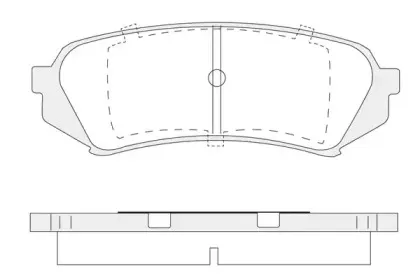 Комплект тормозных колодок, дисковый тормоз KSH-KOSHIMO купить