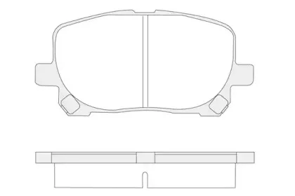 Комплект тормозных колодок, дисковый тормоз KSH-KOSHIMO купить