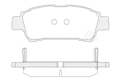 Комплект тормозных колодок, дисковый тормоз KSH-KOSHIMO купить