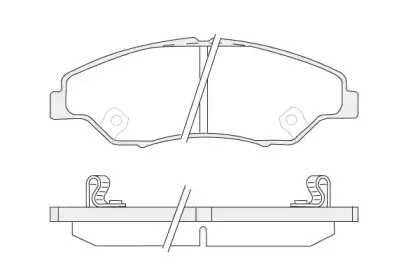 Комплект тормозных колодок, дисковый тормоз KSH-KOSHIMO купить