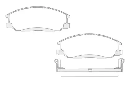 Комплект тормозных колодок, дисковый тормоз KSH-KOSHIMO купить