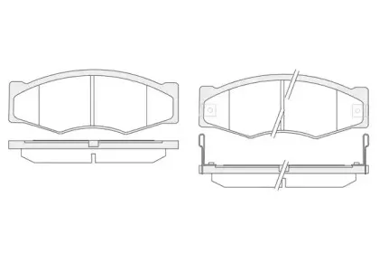 Комплект тормозных колодок, дисковый тормоз KSH-KOSHIMO купить