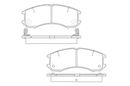 Комплект тормозных колодок, дисковый тормоз KSH-KOSHIMO купить