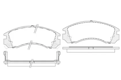 Комплект тормозных колодок, дисковый тормоз KSH-KOSHIMO купить