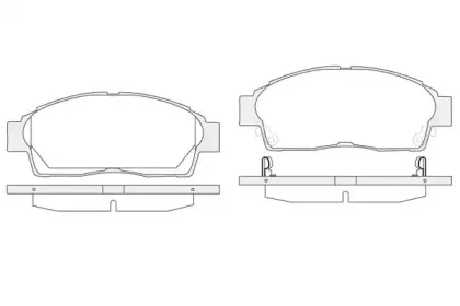 Комплект тормозных колодок, дисковый тормоз KSH-KOSHIMO купить