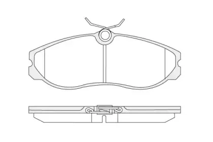 Комплект тормозных колодок, дисковый тормоз KSH-KOSHIMO купить