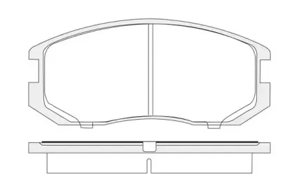 Комплект тормозных колодок, дисковый тормоз KSH-KOSHIMO купить