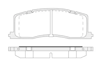 Комплект тормозных колодок, дисковый тормоз KSH-KOSHIMO купить