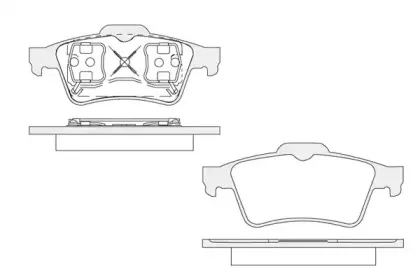 Комплект тормозных колодок, дисковый тормоз KSH-KOSHIMO купить