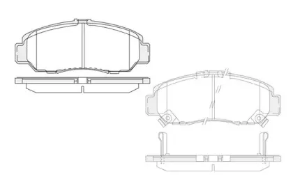 Комплект тормозных колодок, дисковый тормоз KSH-KOSHIMO купить