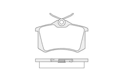 Комплект тормозных колодок, дисковый тормоз KSH-KOSHIMO купить