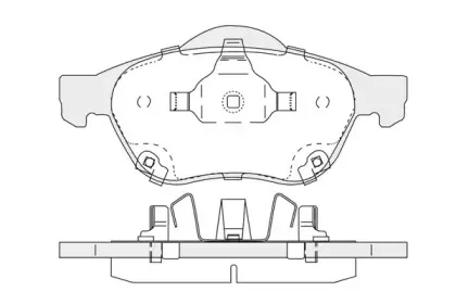 Комплект тормозных колодок, дисковый тормоз KSH-KOSHIMO купить