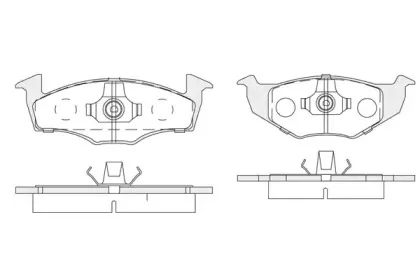 Комплект тормозных колодок, дисковый тормоз KSH-KOSHIMO купить