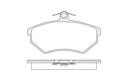 Комплект тормозных колодок, дисковый тормоз KSH-KOSHIMO купить