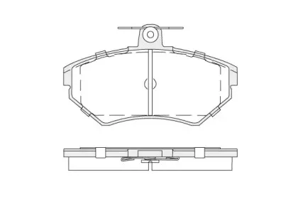 Комплект тормозных колодок, дисковый тормоз KSH-KOSHIMO купить