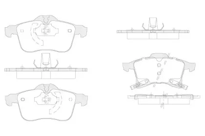Комплект тормозных колодок, дисковый тормоз KSH-KOSHIMO купить