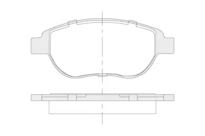 Комплект тормозных колодок, дисковый тормоз KSH-KOSHIMO купить