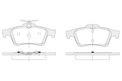 Комплект тормозных колодок, дисковый тормоз KSH-KOSHIMO купить