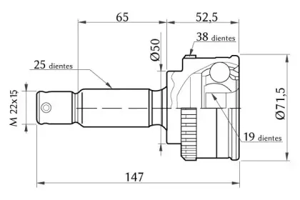 Шарнирный комплект, приводной вал KSH-KOSHIMO купить