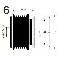 Механизм свободного хода генератора AD KГњHNER купить