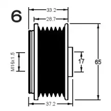 Механизм свободного хода генератора AD KГњHNER купить