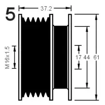 Механизм свободного хода генератора AD KГњHNER купить