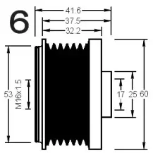 Механизм свободного хода генератора AD KГњHNER купить