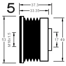 Механизм свободного хода генератора AD KГњHNER купить