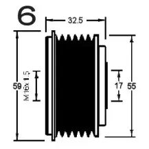 Механизм свободного хода генератора AD KГњHNER купить