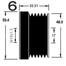 Механизм свободного хода генератора AD KГњHNER купить