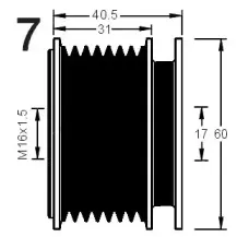 Механизм свободного хода генератора AD KГњHNER купить