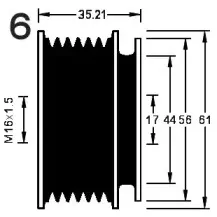Механизм свободного хода генератора AD KГњHNER купить