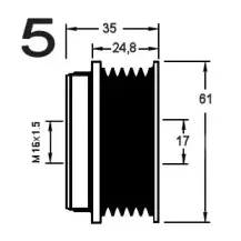 Механизм свободного хода генератора AD KГњHNER купить