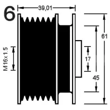 Механизм свободного хода генератора AD KГњHNER купить