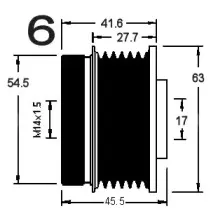 Механизм свободного хода генератора AD KГњHNER купить
