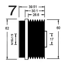 Механизм свободного хода генератора AD KГњHNER купить