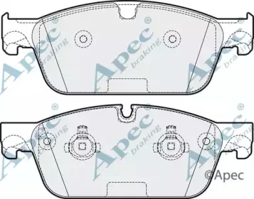 Комплект тормозных колодок, дисковый тормоз APEC braking купить