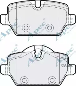 Комплект тормозных колодок, дисковый тормоз APEC braking купить