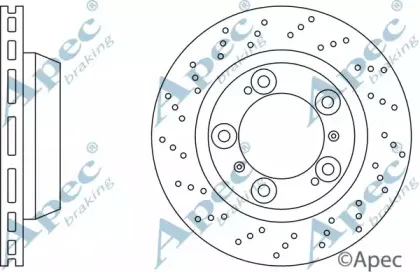 Тормозной диск APEC braking купить