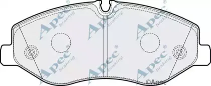 Комплект тормозных колодок, дисковый тормоз APEC braking купить