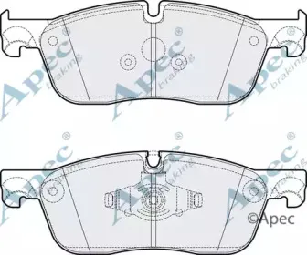 Комплект тормозных колодок, дисковый тормоз APEC braking купить