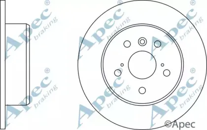 Тормозной диск APEC braking купить