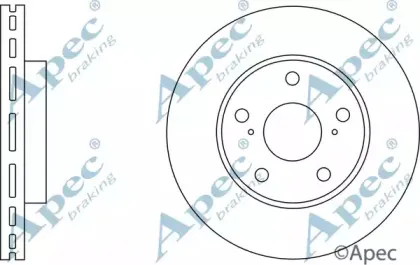 Тормозной диск APEC braking купить