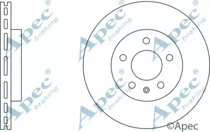 Тормозной диск APEC braking купить